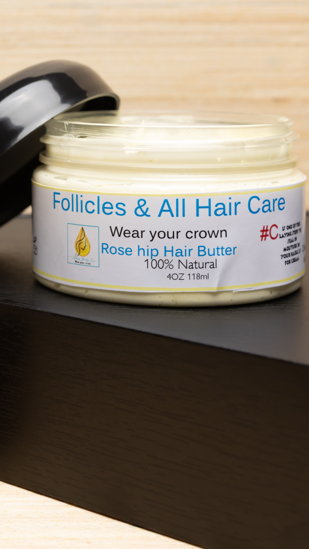 Rose Hip Hair Butter 4oz